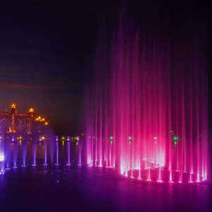 Fuente de Agua Musical para Exteriores Horticlub con Espectáculo de Luces LED, Sistema Multimedia Grande para Decoración de Parques y Jardines, Acero Inoxidable Moderno - Product Image 5