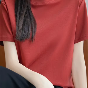 Camiseta de Algodón Estampada Personalizada al por Mayor para Mujer, Diseño DIY Personalizado de Verano, Camiseta Informal a la Moda - Product Image 1