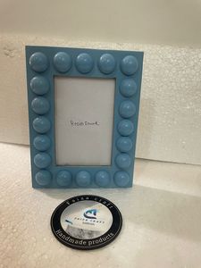 Cadre photo en mosaïque de résine écologique fait main de haute qualité avec différents motifs pour la décoration de table à la maison - Product Image 2