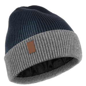 Gorro de Punto con Forro de Satén y Logotipo Personalizado para Hombre y Mujer, Gorro de Invierno en Tonos Tierra, Gorro con Forro de Seda, Gorro Cálido con Doble Tono - Product Image 4