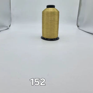 Hilo Metálico SHREE VIDHATA JARI Plateado Brillante de Nylon Zari 152 Denier 110D Tipo MX para Bordado, Tejido e Industria Textil - Product Image 2