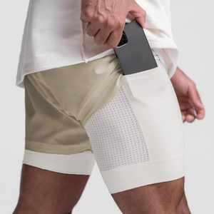 Pantalones Cortos Deportivos para Hombre, de Secado Rápido, para Fitness y Culturismo, con Bolsillos, Pantalones Cortos Deportivos para Hombre, Sin Marca, Ropa de Entrenamiento Crossfit OEM - Product Image 1