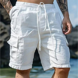 Pantalones Cortos Deportivos para Hombre, Holgados, Transpirables, Impermeables, de Secado Rápido, para Playa, Ropa Urbana, Deportes, Casual, Correr - Product Image 5