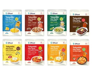 O'Food Tokpokki Coreano Agridulce Picante 140g, Pastel de Arroz Instantáneo Auténtico, Sabor Suave para Todas las Edades, Venta al por Mayor, Exportación - Product Image 4