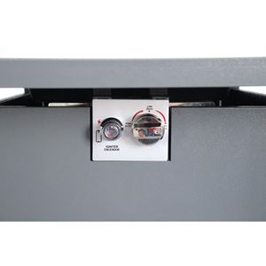 25\" H X 30\" W Steel Outdoor <b>Fire</b> <b>Pit</b> <b>Table</b> with Lid Durable <b>Fire</b> <b>Pits</b> for Outdoor Use - Product Image 3