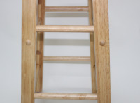 Tabouret de bar commercial en bois de caoutchouc, design scandinave antique, résistant à l'eau, écologique, durable, avec accoudoir fixe