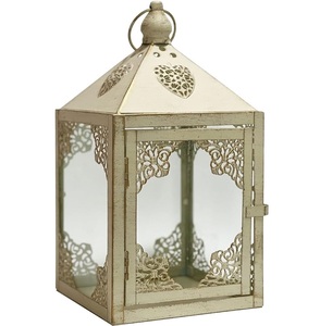Lanterne en métal de style royal, best-seller, lanterne à bougie moderne, lanterne décorative d'intérieur et d'extérieur pour la décoration de la maison - Product Image 2