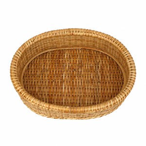 Panier de rangement en rotin tressé à la main, traditionnel, multifonctionnel, rond, naturel, pour la cuisine, le salon, la chambre, en gros - Product Image 2