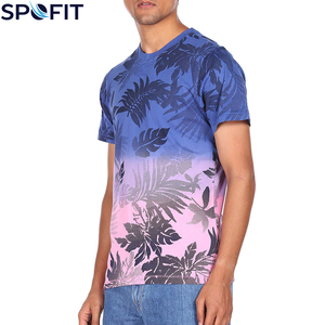 T-shirt pour homme imprimé par sublimation OEM, vêtements de sport personnalisés, impression par transfert thermique, t-shirt personnalisé imprimé par sublimation - Product Image 2