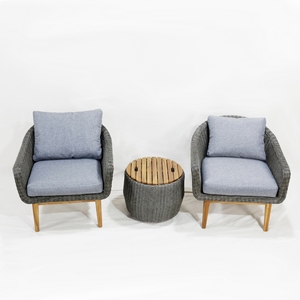 Modern Outdoor Furniture Patio Conversation Set Cool Bar <b>Table</b> Wicker Ottomans Bistro Sets for Porch Backyard <b>Balcony</b> Poolside - Product Image 5