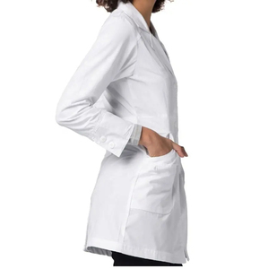 Nuevo Bata de Laboratorio Médica Unisex de Manga Larga de Lona de Alta Calidad, Elegante, con Detección de Agujas y Sin Costuras, Colores Personalizables para Hospital - Product Image 2