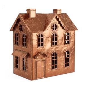 Nueva llegada: Casa de metal decorativa estilo casa de campo para exhibición en calles y ciudades, ideal para la Navidad, venta al por mayor. - Product Image 6