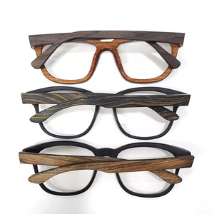 Monturas de Gafas Cuadradas de Madera con Logotipo Personalizado al por Mayor, Ecológicas, Hechas a Mano, con Acabado de Madera, Gafas Ópticas para Hombre y Mujer - Product Image 6