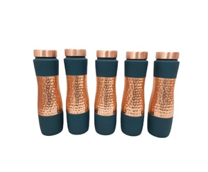 Heritage Luxe Pure <b>Copper</b> <b>Bottle</b> Stylish Handcrafted Wellness <b>Drink</b> Container UrbanGlow Luxury <b>Copper</b> Hydration <b>Bottle</b> Modern - Product Image 2