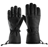 Gants de ski chauffants imperméables pour hommes, de haute qualité, robustes, à poignée antidérapante, pour les sports d'automne/d'hiver, snowboard, cyclisme, compatibles avec les écrans tactiles