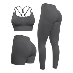 Women High Waist Seamless Nylon Breathable Yoga <b>Leggings</b> <b>Scrunch</b> <b>Butt</b> Workout Quick Dry Full Length Activewear - Product Image 6