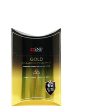 Masque en tissu hydratant SNP Gold Collagen Ampoule (10 feuilles) avec peptides – Unité à prix réduit - Product Image 1
