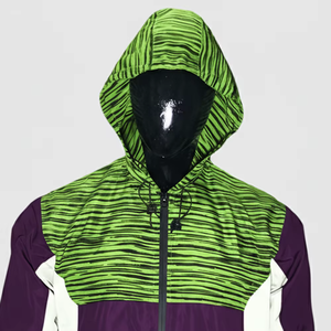 Streetwear Mens Two Piece Windbreaker Short Jacket Set Breathable Windbreaker Jacket Two Piece Windbreaker <b>Tracksuits</b> Men - Product Image 4