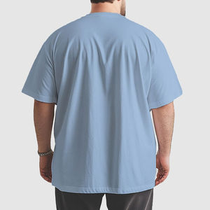 Camiseta Lisa al por Mayor 2025, 230 g/m², Camiseta para Hombre con Estampado, Camiseta Oversize de Algodón Orgánico para Hombre, Servicio OEM - Product Image 2