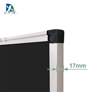 กระดานดำแม่เหล็กนิรภัยพร้อมกรอบอะลูมิเนียมและมุมพลาสติกป้องกัน - Product Image 4