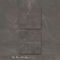 1200x1200 Dalle de marbre de luxe Arcelli Gris 120x120 Carreaux de marbre en porcelaine pour la décoration de la maison Carreaux muraux en céramique 4x4 pieds