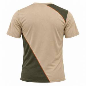 T-shirt de sport personnalisé haut de gamme pour homme avec motif chevron |   Vêtements de sport en gros - Product Image 3