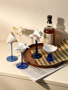 Verres à vin et à bière en coquillages réutilisables, fabriqués à la main au Vietnam, design côtier, pour restaurants, hôtels, décoration intérieure, vente en gros - Product Image 2