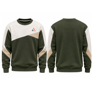 Sudadera Moderna para Hombre, Manga Larga, Cuello Redondo, Estilo Casual Urbano, Ropa Abrigada, Fabricante Mayorista, Suministro Personalizado - Product Image 1