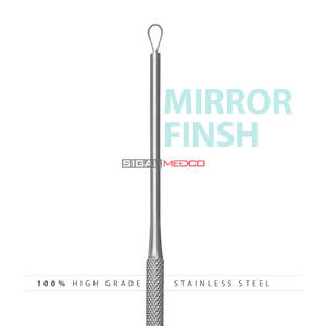 Kit de nettoyage d'oreilles professionnel en acier inoxydable, certifié CE, réutilisable et sûr, pour l'élimination manuelle du cérumen de qualité médicale - Product Image 6