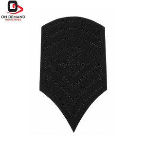 Écussons brodés personnalisés pour manches, en matériau durable, pour uniformes et vêtements, avec dentelle thermocollante, à vendre - Product Image 3