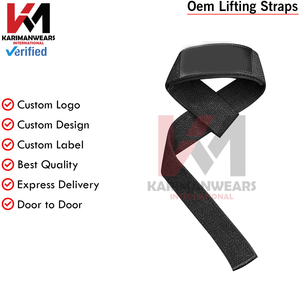 Sangles de musculation robustes pour hommes et femmes, support de poignet pour soulevé de terre et powerlifting, fournisseur OEM - Product Image 3