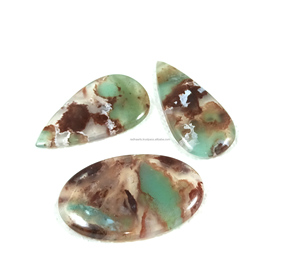 Lote al por mayor de cabujones de Aquaprase natural por peso con diferentes formas y tamaños utilizados para la fabricación de joyas. - Product Image 3