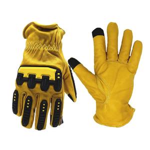 Guantes Deportivos de Cuero de Alto Rendimiento, Resistentes al Agua y a Impactos, con Dedos Completos - Product Image 1