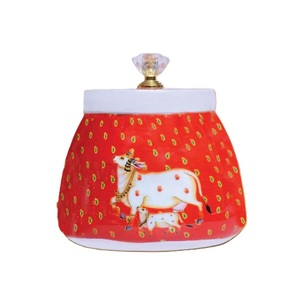 Multipurpose Metal Mini <b>Jar</b> For Home And Office Use Vintage Design Metal <b>Small</b> <b>Jar</b> For Stylish Storage - Product Image 2