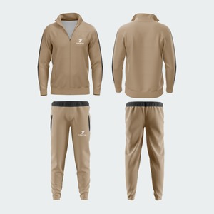 Conjuntos Deportivos Casuales de Invierno Unisex de Alta Calidad, Corte Regular, Tallas Grandes, Combinación de Colores, Ropa de Entrenamiento de Felpa - Product Image 1