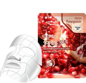 Mascarilla Facial 3W CLINIC de Granada Fresca 23g, Mascarilla Calmante e Hidratante con Esencia de Granada para una Piel Suave y Radiante - Product Image 1