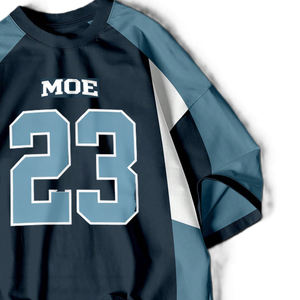 Maillot de football américain personnalisé par sublimation, design à empiècements raglan en mesh, respirant, uniforme d'équipe, fabricant OEM en gros - Product Image 4