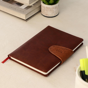 Carnet de notes A5 en cuir PU avec serrure, journal élégant pour le bureau, l'école, les affaires, les voyages, 200 pages - Product Image 5