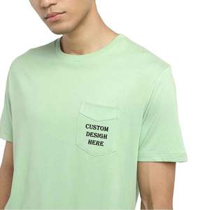 Camiseta Personalizada para Hombre, Verde Menta, de Algodón Grueso, con Estampado Digital, Corte Holgado - Product Image 3