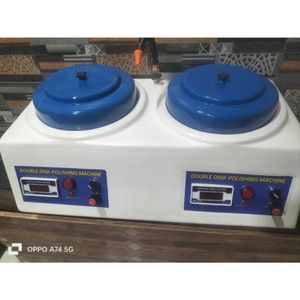 เครื่องขัดแบบดิสก์คู่สำหรับการเตรียมตัวอย่างทางโลหะวิทยา อุปกรณ์ห้องปฏิบัติการ - Product Image 1