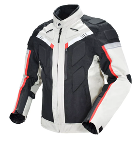 Unisex <b>Motorcycle</b> Racing <b>Jacket</b> Pants Set Waterproof PU Leather Quick Dry Breathable Windproof Protective Armor Zipper Pockets - Product Image 1