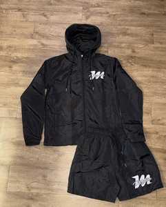 Windbreaker Short Set for Men and <b>women</b> with Zipper <b>Jacket</b> shorts set tracksuit - Product Image 1