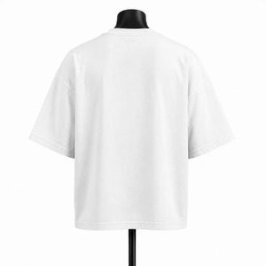 T-shirt pour homme, couleur blanche, manches courtes, impression graphique personnalisée, streetwear, qualité supérieure, jersey 100% coton, coupe classique - Product Image 6