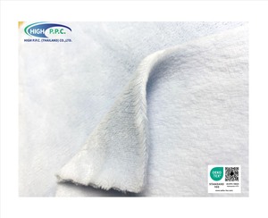 Soft Baby Blue Color Knitted <b>Flannel</b> Fabric 100% Polyester Medium Weight for Blankets & Throws Baby-Garment Coat - Product Image 4