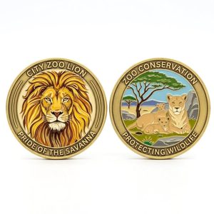 Monedas Tradicionales de Imitación Antiguas de Zinc Chapadas en Oro 3D Personalizadas para Coleccionistas y Eventos Especiales - Product Image 2