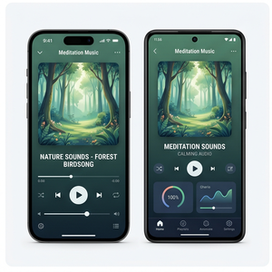Aplicación de Música para Meditación RoyalCraft – Sonidos Relajantes, Música para Dormir, Calma Mental y Alivio del Estrés IOS/Android/Linux/Mac - Product Image 3