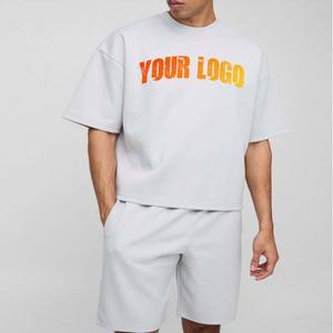 Ensemble de shorts d'été pour hommes en 2 pièces avec chemise à manches longues et polaire pour adultes, impression de logo personnalisée - Product Image 6