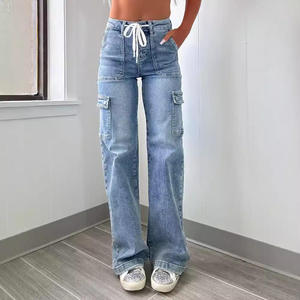 Ladies Distressed Jeans Pants Ropa De Mujer <b>Women</b> Skinny Ripped Denim Jeans <b>Bootleg</b> <b>Trousers</b> - Product Image 3