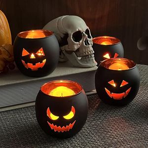 Set di 6 Decorazioni da Tavolo per Feste di Halloween, Centrotavola Jack O' Lantern, Decorazioni per Tavolo e Caminetto - Product Image 2