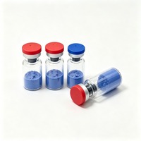 Poudre de GHK-Cu de qualité supérieure WV (99%-99,9%) CAS 89030955 Matière première cosmétique Formule moléculaire C14H21CuN6O6 N° EINECS